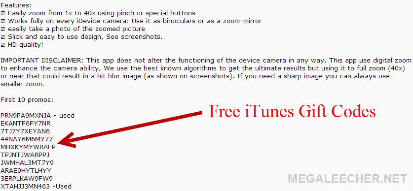 Itunes Free Song Download Code